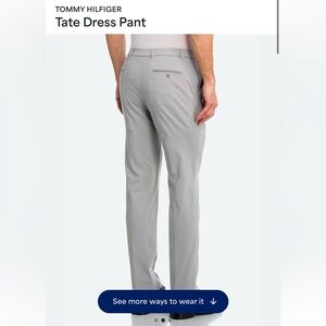 NWT Tommy Hilfiger Tate Men’s Dress Pants Grey 35/32 Stretch Trouser
